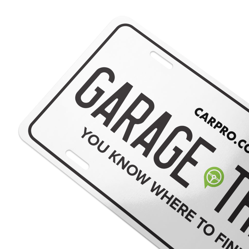 Garage Therapy Plate